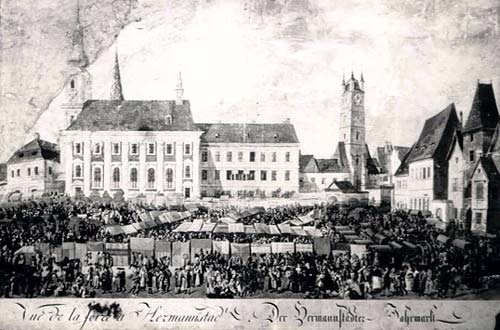 6728750.Hermannstadt.Groer Ring.Jahrmarkt.1789.Franz Neuhauser II...jpg