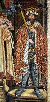 Hermannstadt. St. Ladislaus Rex Hungariae.Fresko Rosenauer.1445..jpg