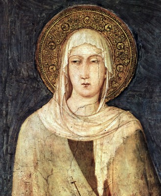 Simone_Martini. Fresco Sancta Clara de Assissi Basilica Sanctus Franciscus Assissi. saec. XIV.jpg