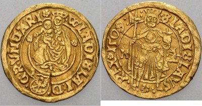 Ungarn Wladislaus II., 1490-1526. Goldgulden 1509 Hermannstadt.Muenzmeister Johannes Lulay de Lula auf Bell Comes Saxonis.jpg
