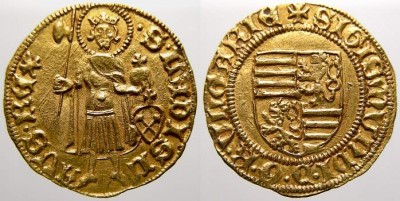 Ungarn Sigismund von Luxemburg 1387-1437. Goldgulden 1387-1437.Hermannstadt. Staedtische Verwaltung.jpg