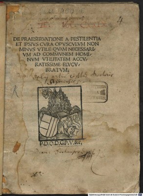 Joann. Salij artium & Med. Doctoris Scybiniensis p.-De Preservatione a Pestilentia...Vindobonae 1510.jpg