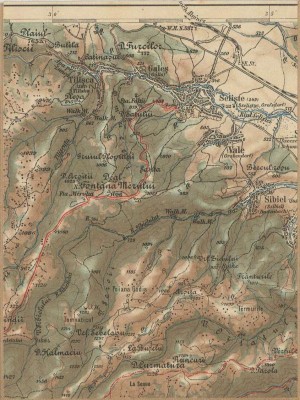 Touristenkarte der Section �Hermannstadt� des Siebenb�rgisch...  B IX c 1042   1912    T�rk�pek   Hungaricana-A2.jpg