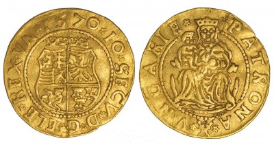 Ducat Au.1570 Johann II.Sigismundus de Zapolya electus rex Hvngarie.jpg